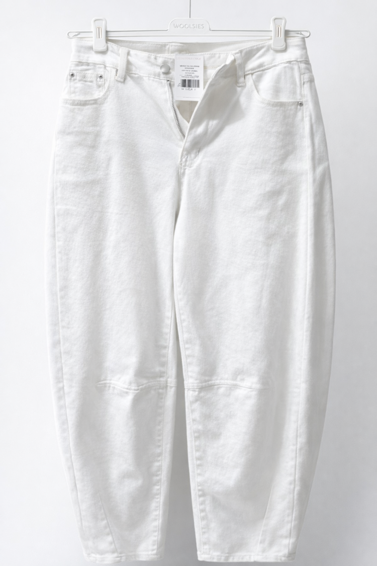 Cocomore Barrel Jeans White - Image 4