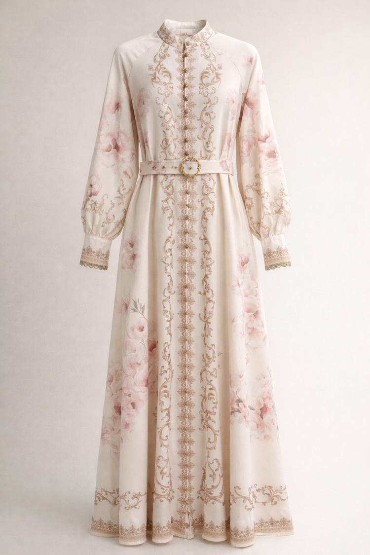 Floral Maxi Dress - Image 4