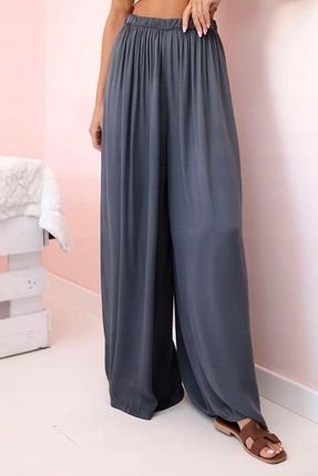 Flowy Wide-Leg Trousers - Image 6