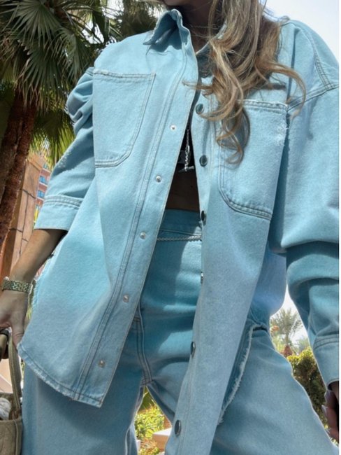 Oversized Denim Shirt