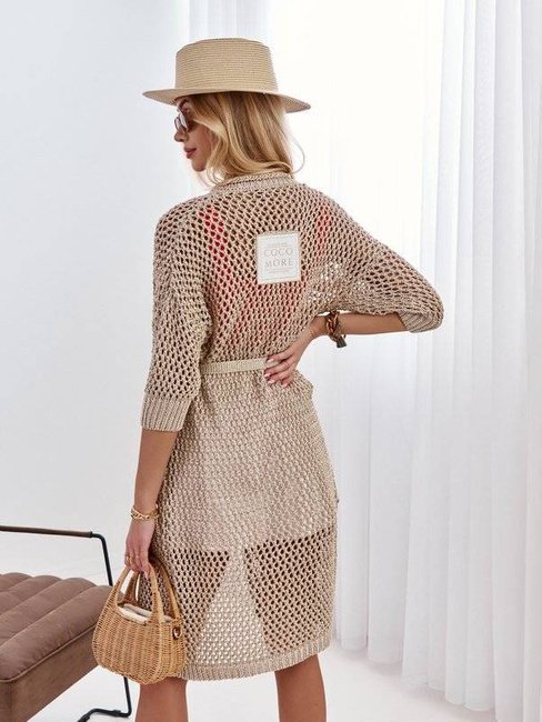 Summer azure gold cardigan - Image 2