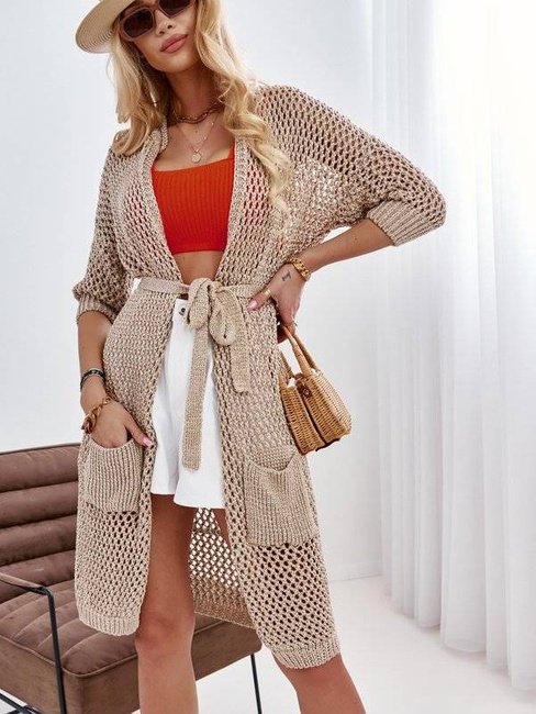 Summer azure gold cardigan