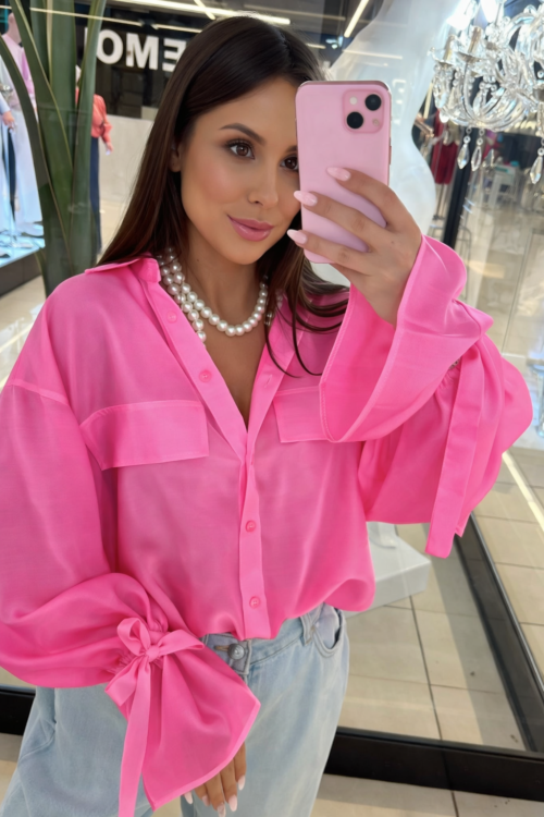 Emo Tencel Shirt Pink