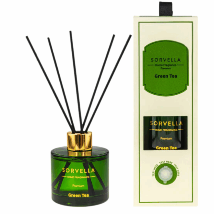 SORVELLA Fragrance Sticks Green Tea Diffuser 120ml - Image 2