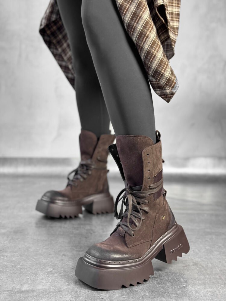 Leather workers thick bottom N1 brown - Image 2
