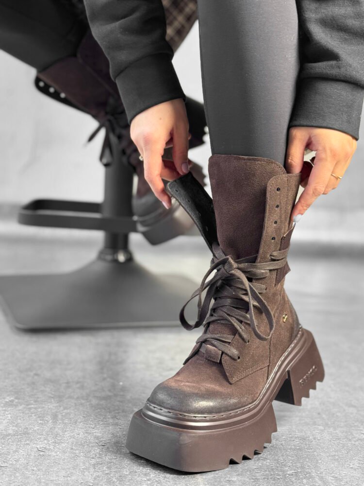 Leather workers thick bottom N1 brown - Image 5