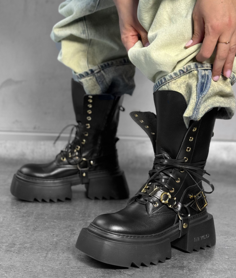 Leather workers 24-2/25 black gold - Image 2