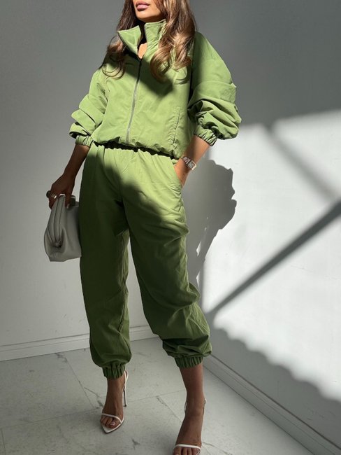 Ari Emo Tracksuit Set Olive