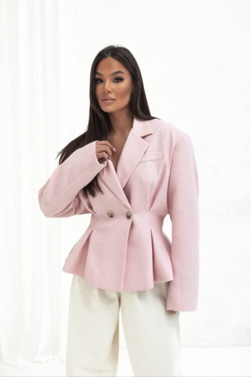 Doria Cream Jacket Blazer Light Pink