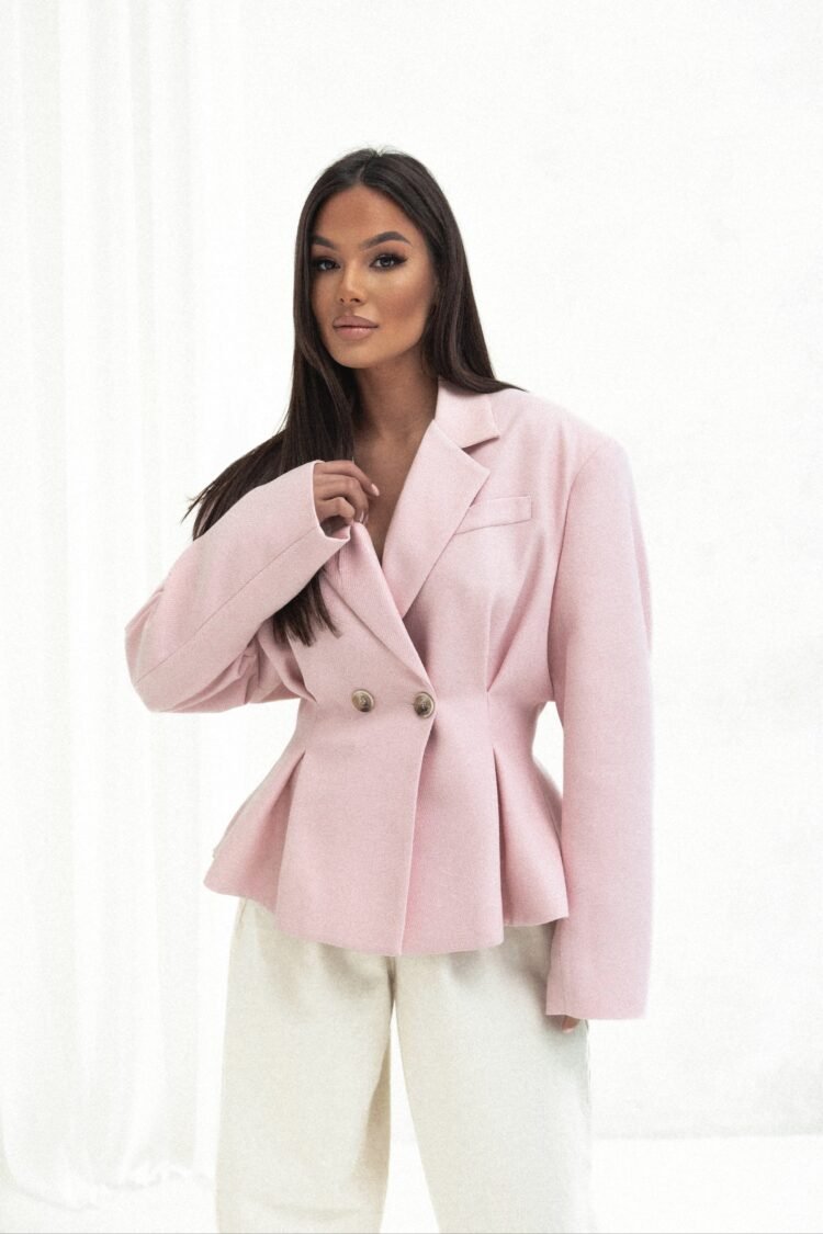 Doria Cream Jacket Blazer Light Pink