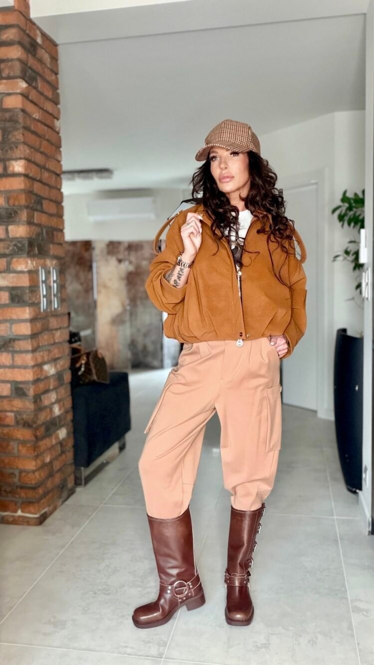 Bastet Women's Jacket Caramel - Image 3
