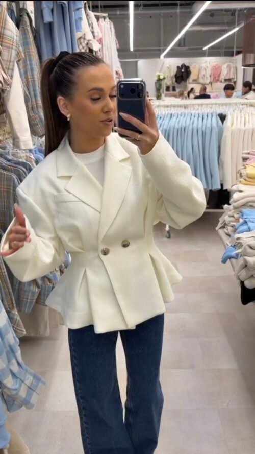 Doria Cream Jacket Blazer Vanilla