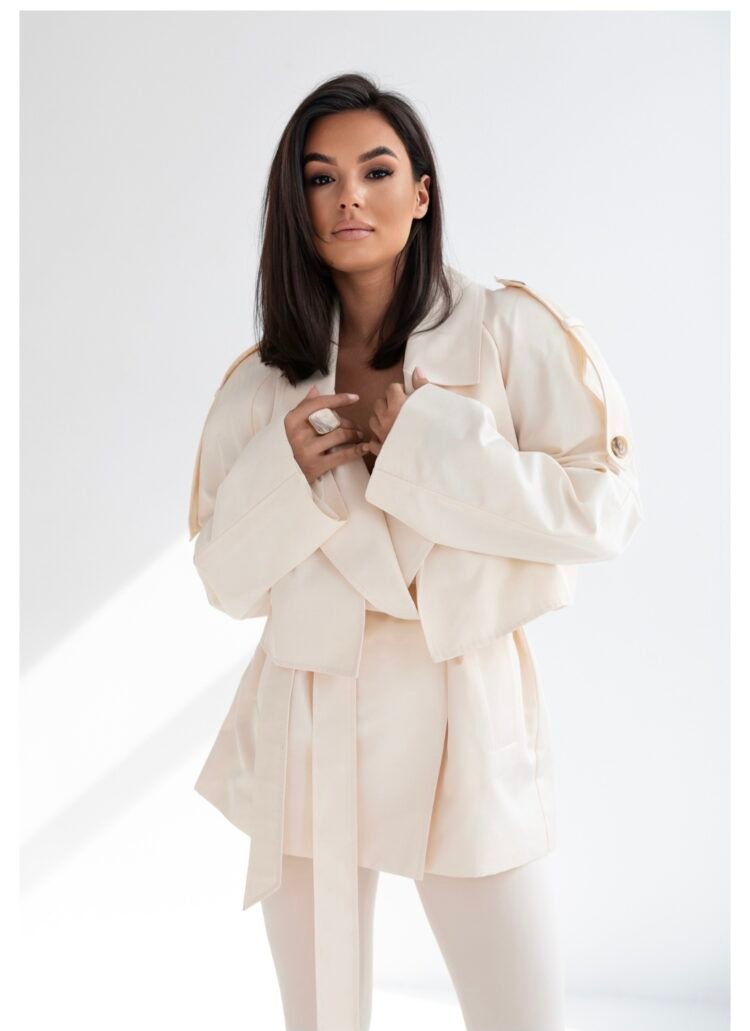 KATE Trench Coat Vanilla - Image 2