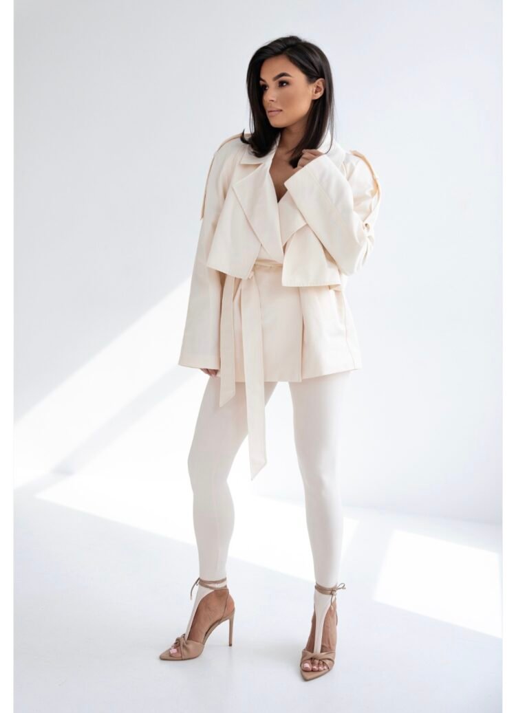 KATE Trench Coat Vanilla - Image 4
