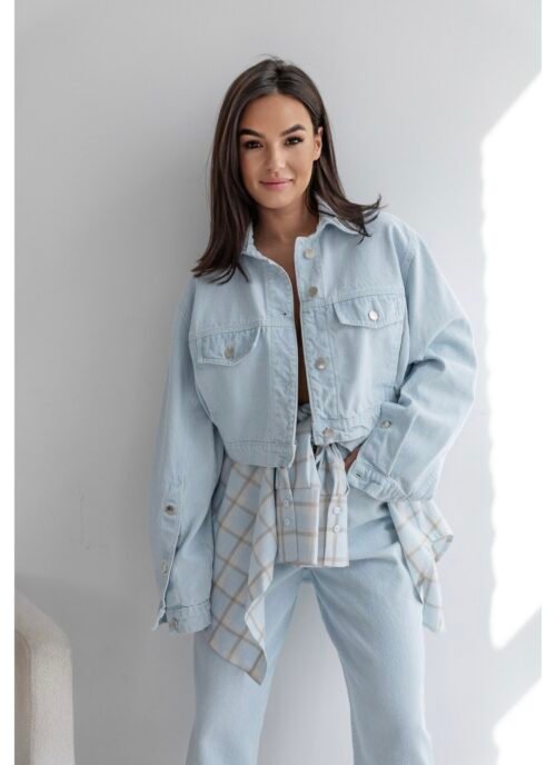 JEANS NORA jacket Light blue