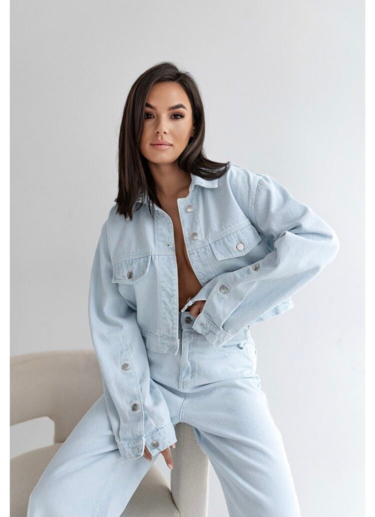 JEANS NORA jacket Light blue - Image 3