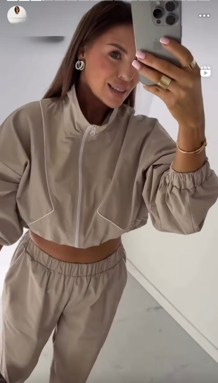 Tracksuit Set Dark Grey - Image 2