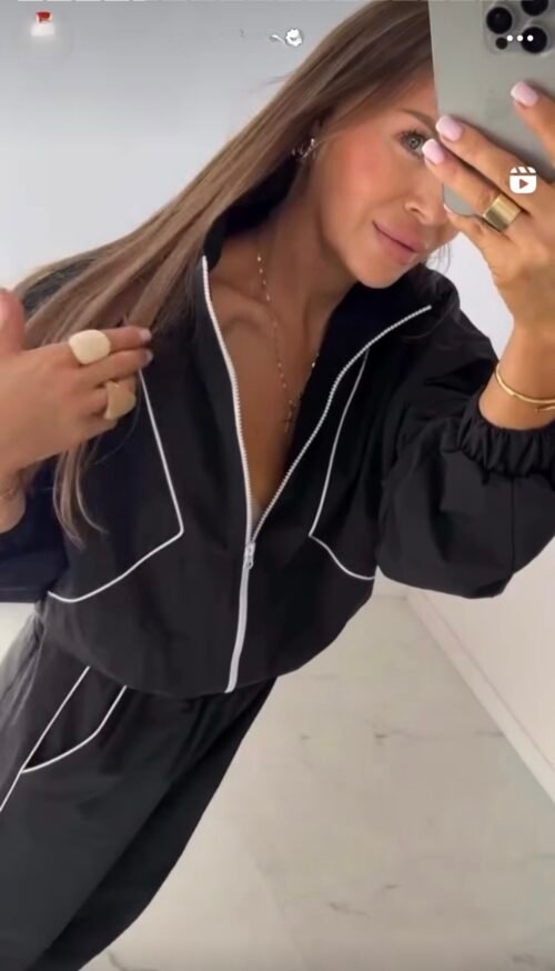 Tracksuit Set Black