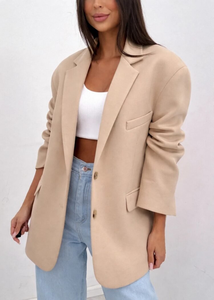 Women's Chicago Blazer Beige