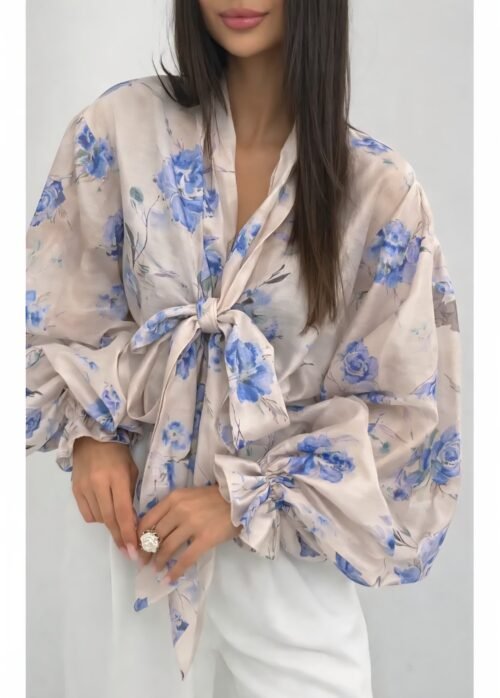 Floral Shirt Blue