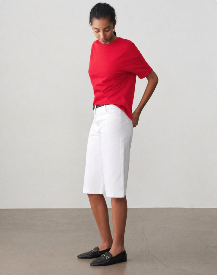 Dilvin Basic T-shirt Black/Red - Image 2