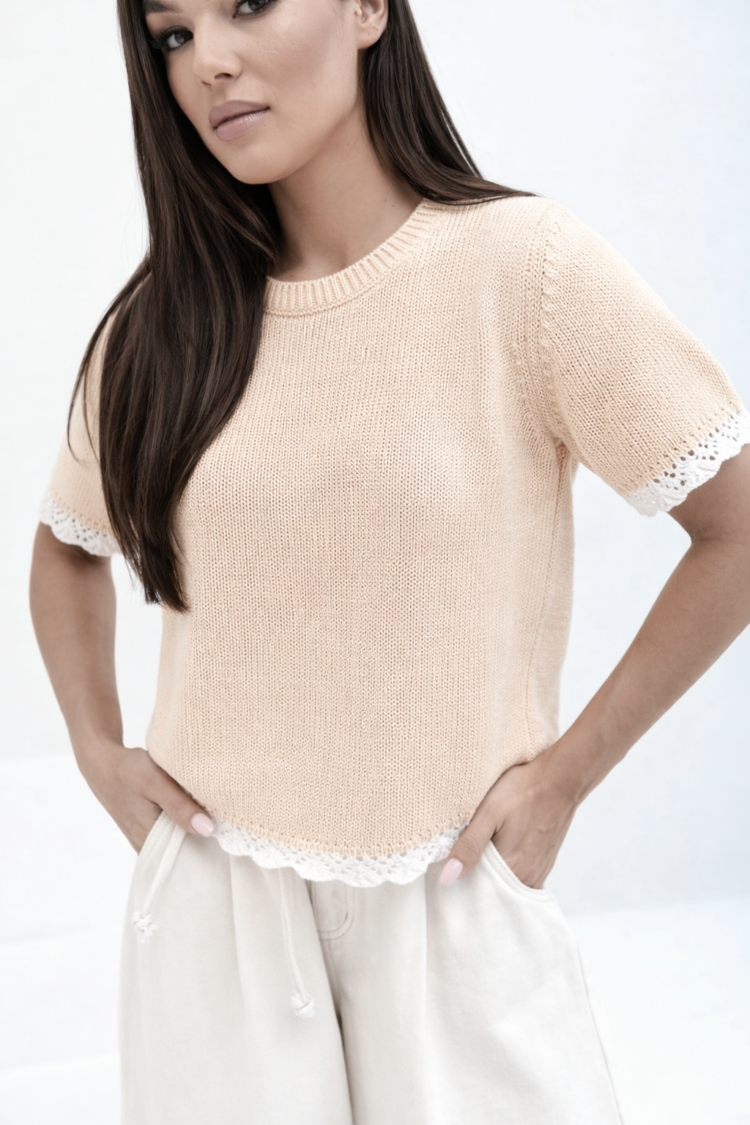 MIRA Blouse Warm Beige