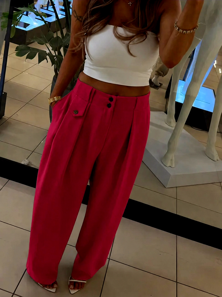 Next Trousers Red