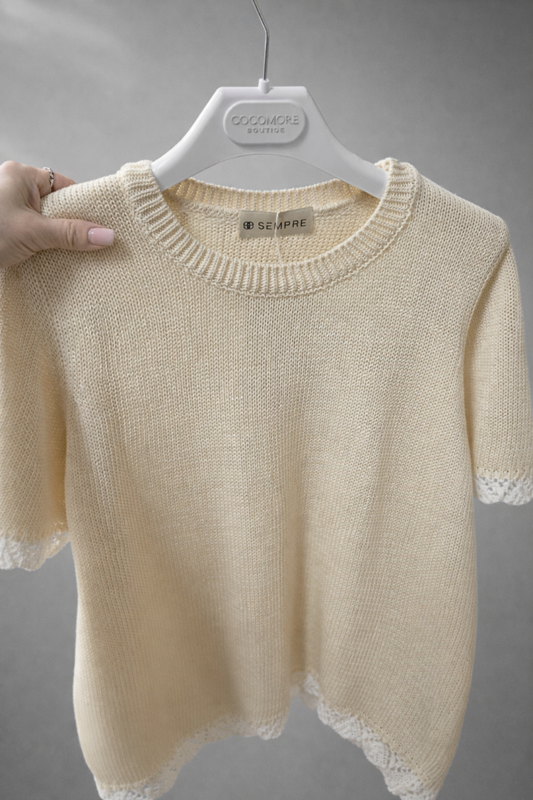 MIRA Blouse Warm Beige - Image 3