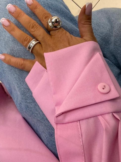 Women's Mini Boss Shirt Pink