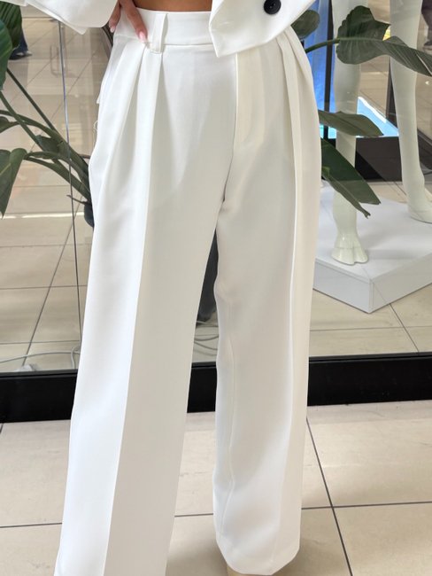 Elegant Trousers Cream