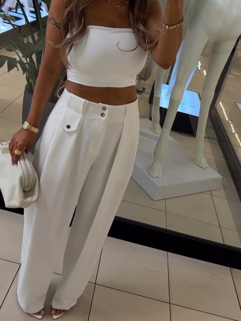 Next Trousers Cream