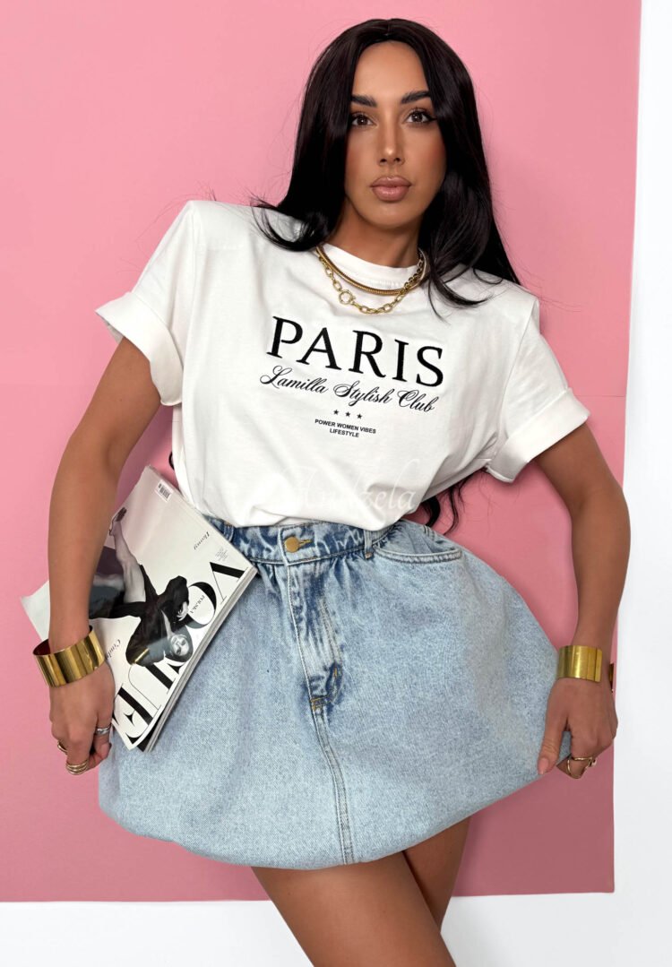 La Milla T-shirt Paris Ecru - Image 2