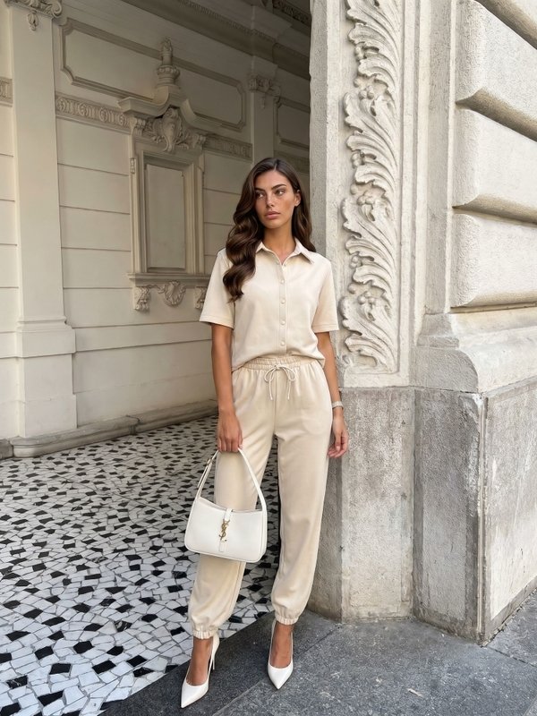 Theron Blouse Beige