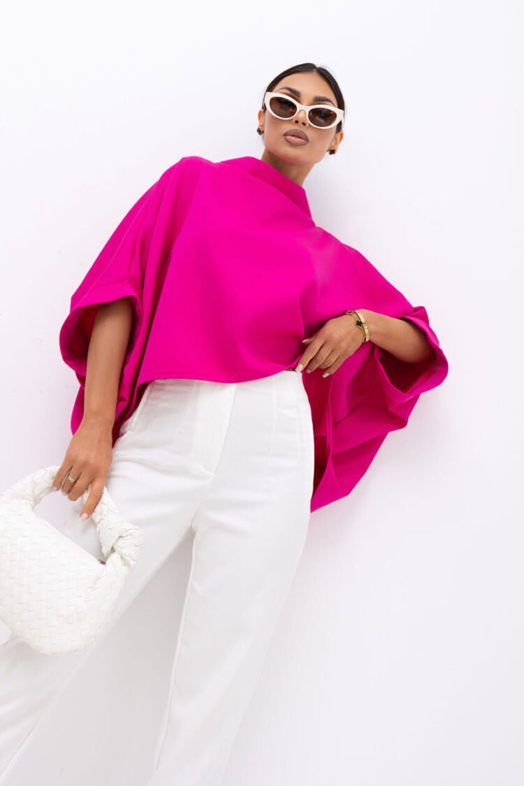 Oversized Kimono-Style Blouse Various Colours - Image 2