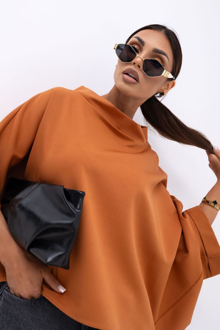 Oversized Kimono-Style Blouse Various Colours - Image 6