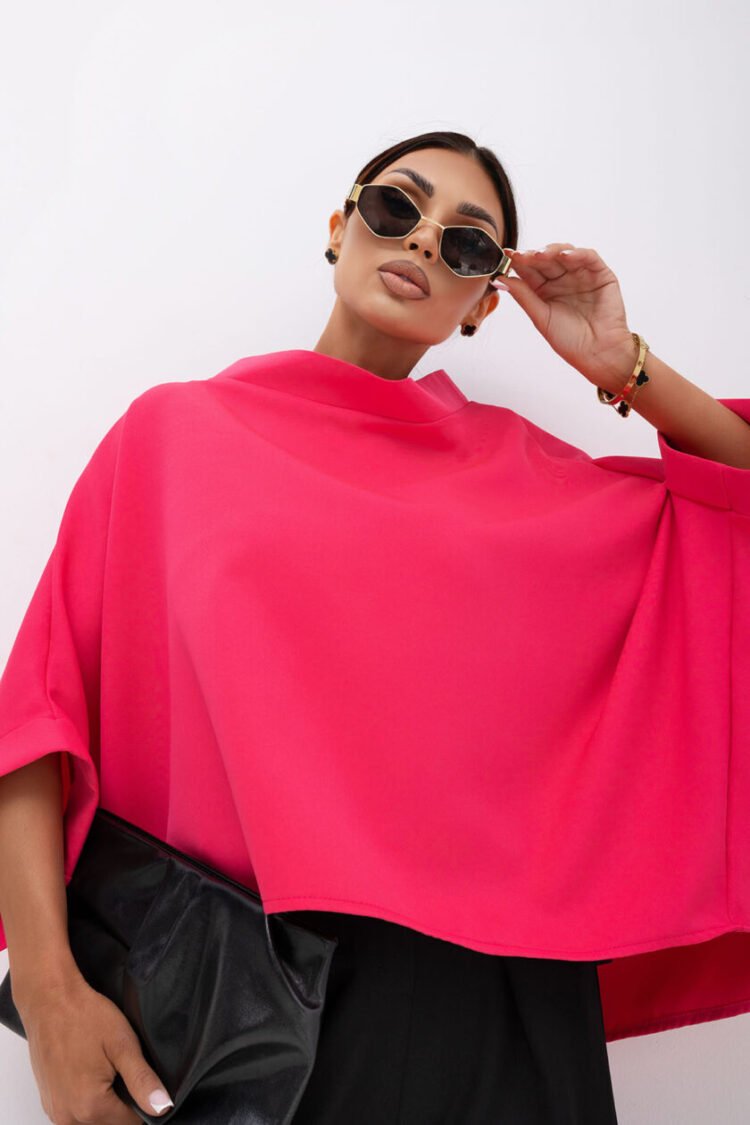 Oversized Kimono-Style Blouse Various Colours - Image 9