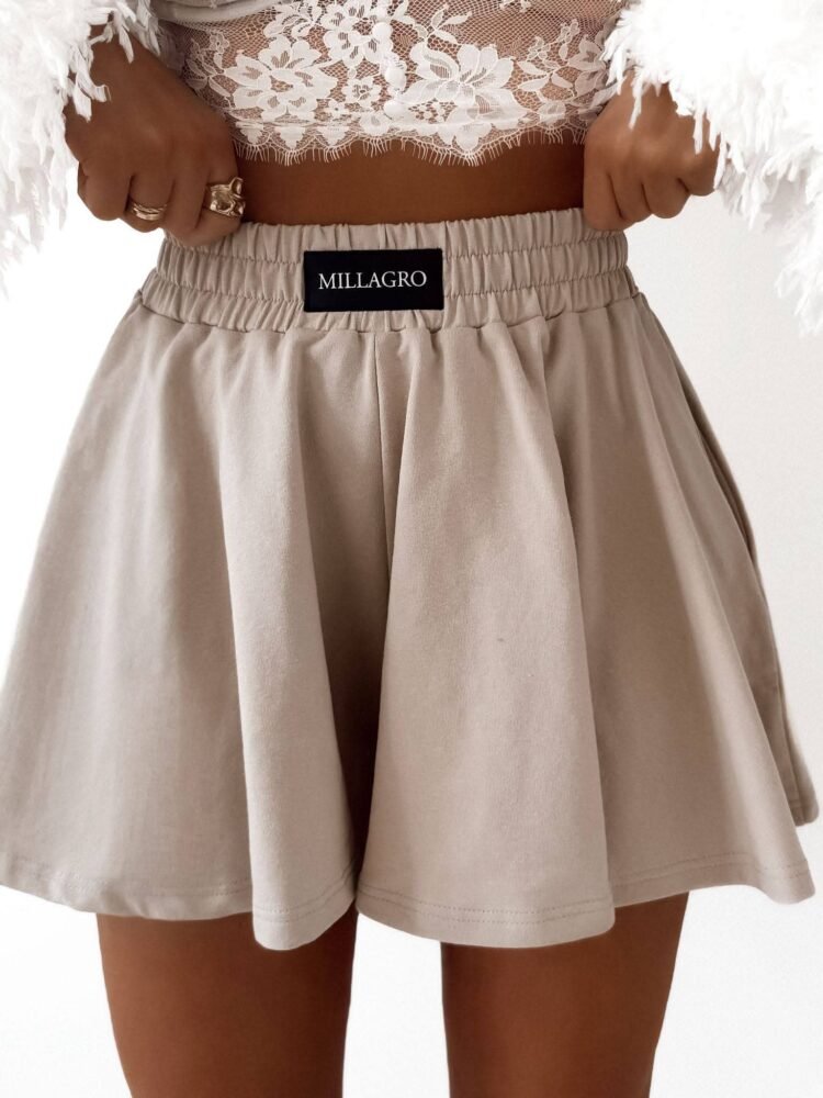 Millagro Flared Shorts Various Colours - Image 3