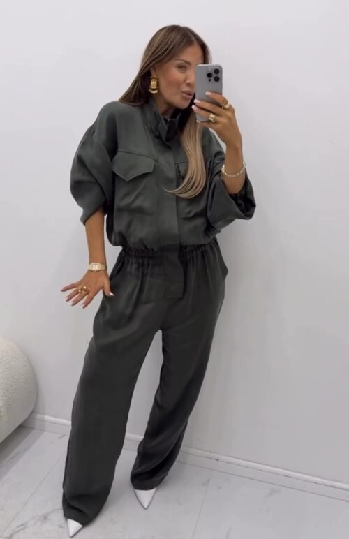Emo Jumpsuit Dark green