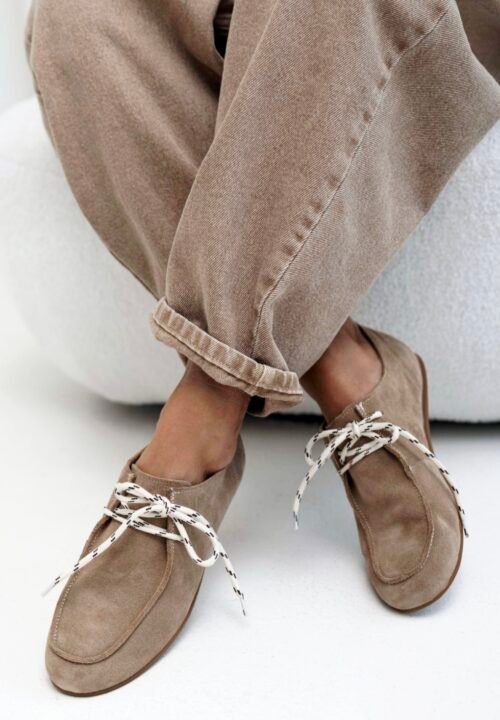 MESSI Shoes Loafers Light Beige
