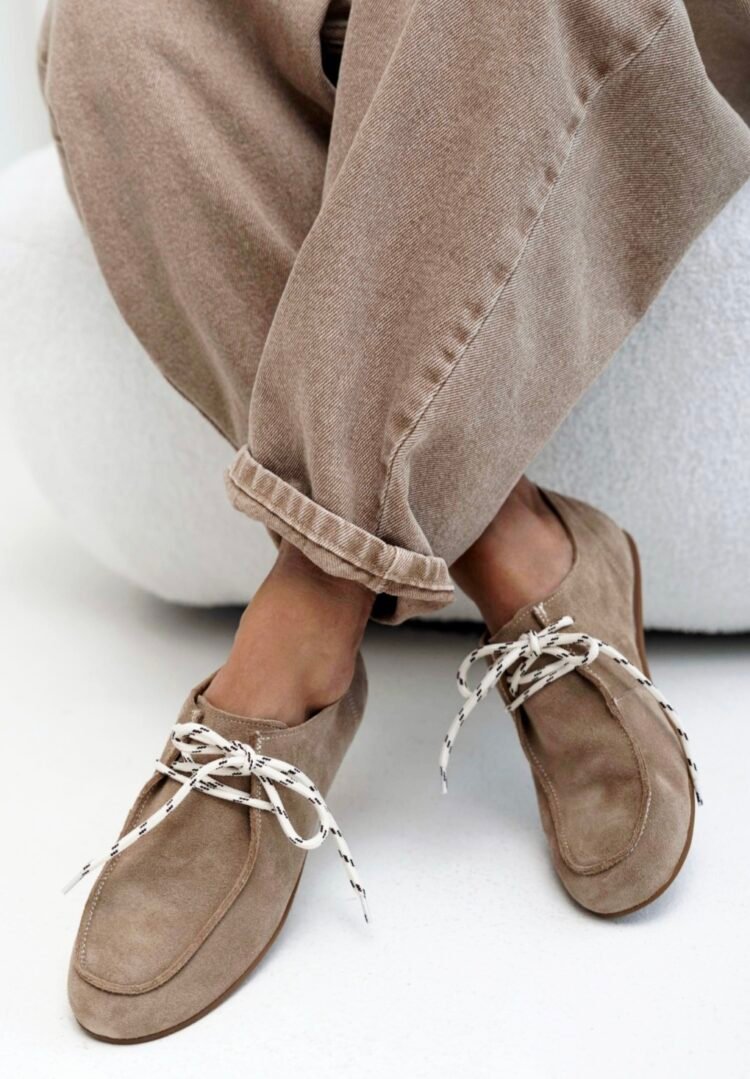 MESSI Shoes Loafers Light Beige