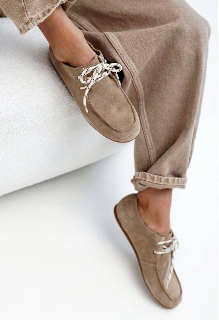 MESSI Shoes Loafers Light Beige - Image 4