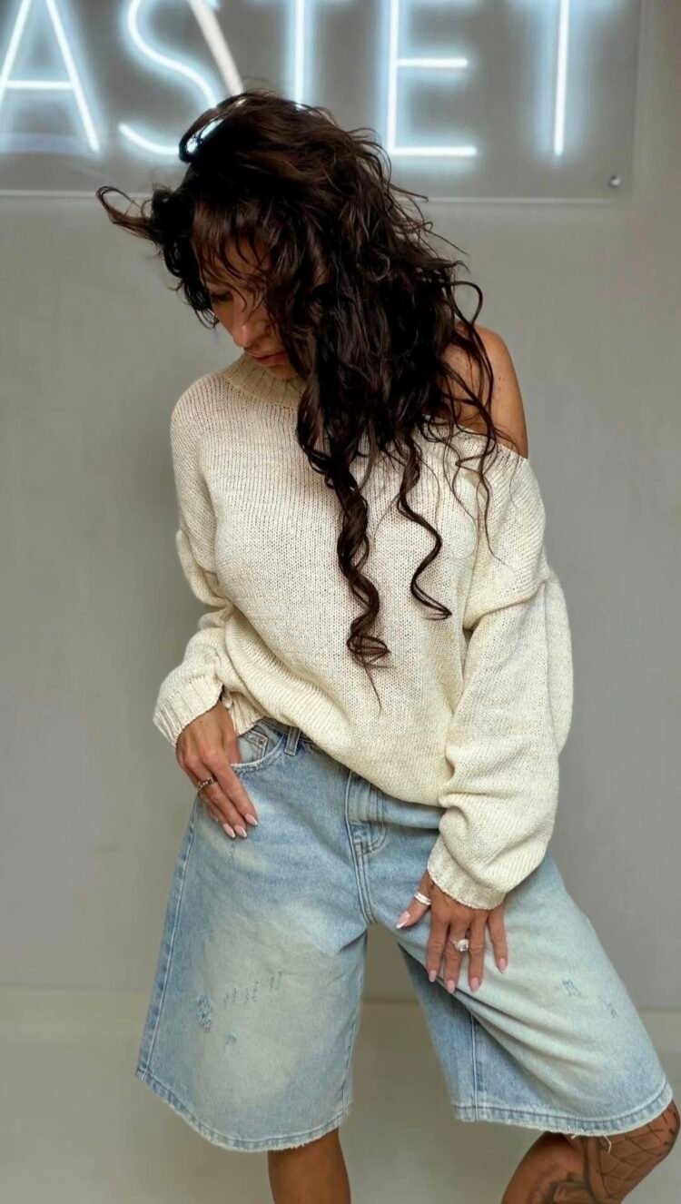 Denim Bermuda Shorts