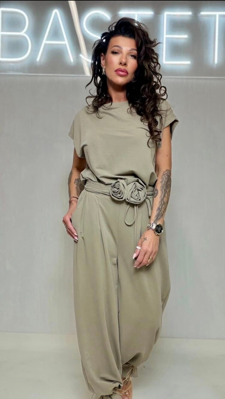 Three piece Set Olive