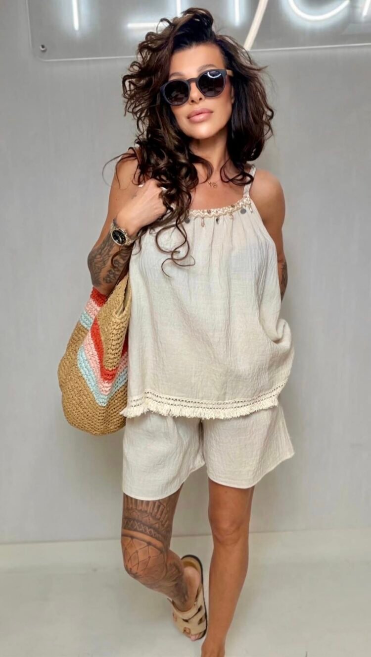 Linen Blend Summer Set