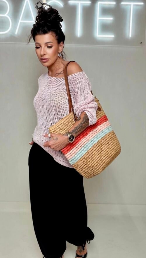 Woven Shopper Bag