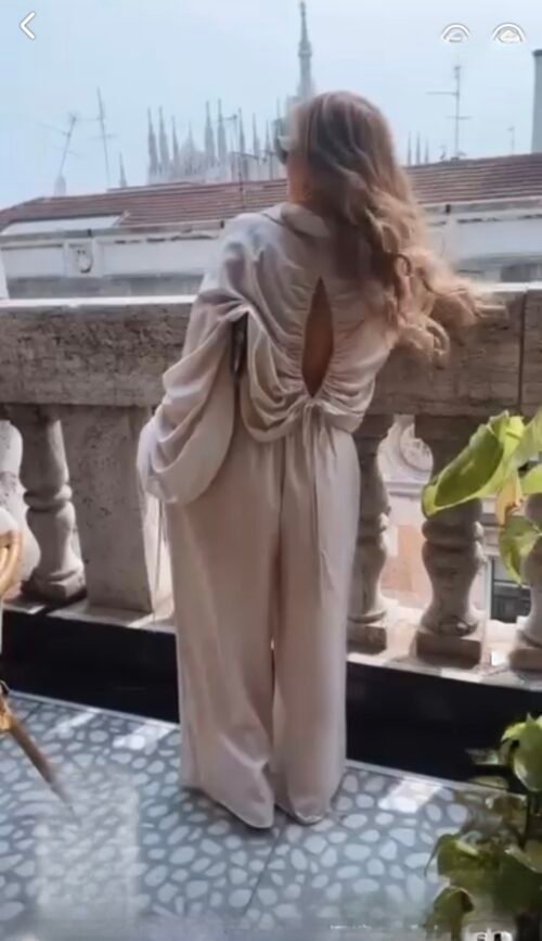 Two Piece Set Beige Emo