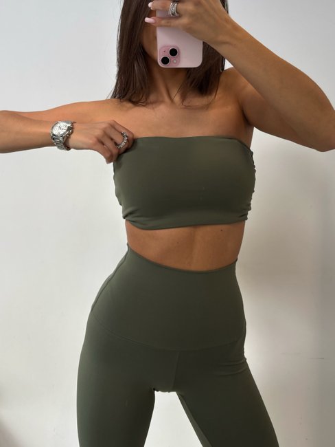 Crop Top Khaki