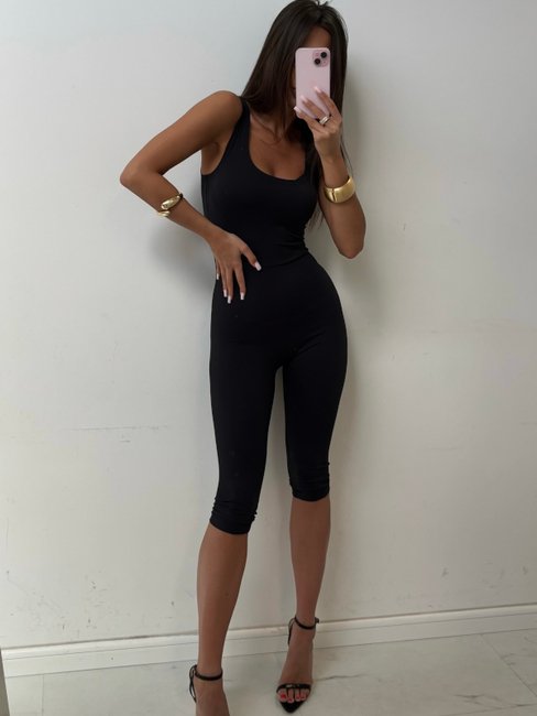 Strappy Jumpsuit Black