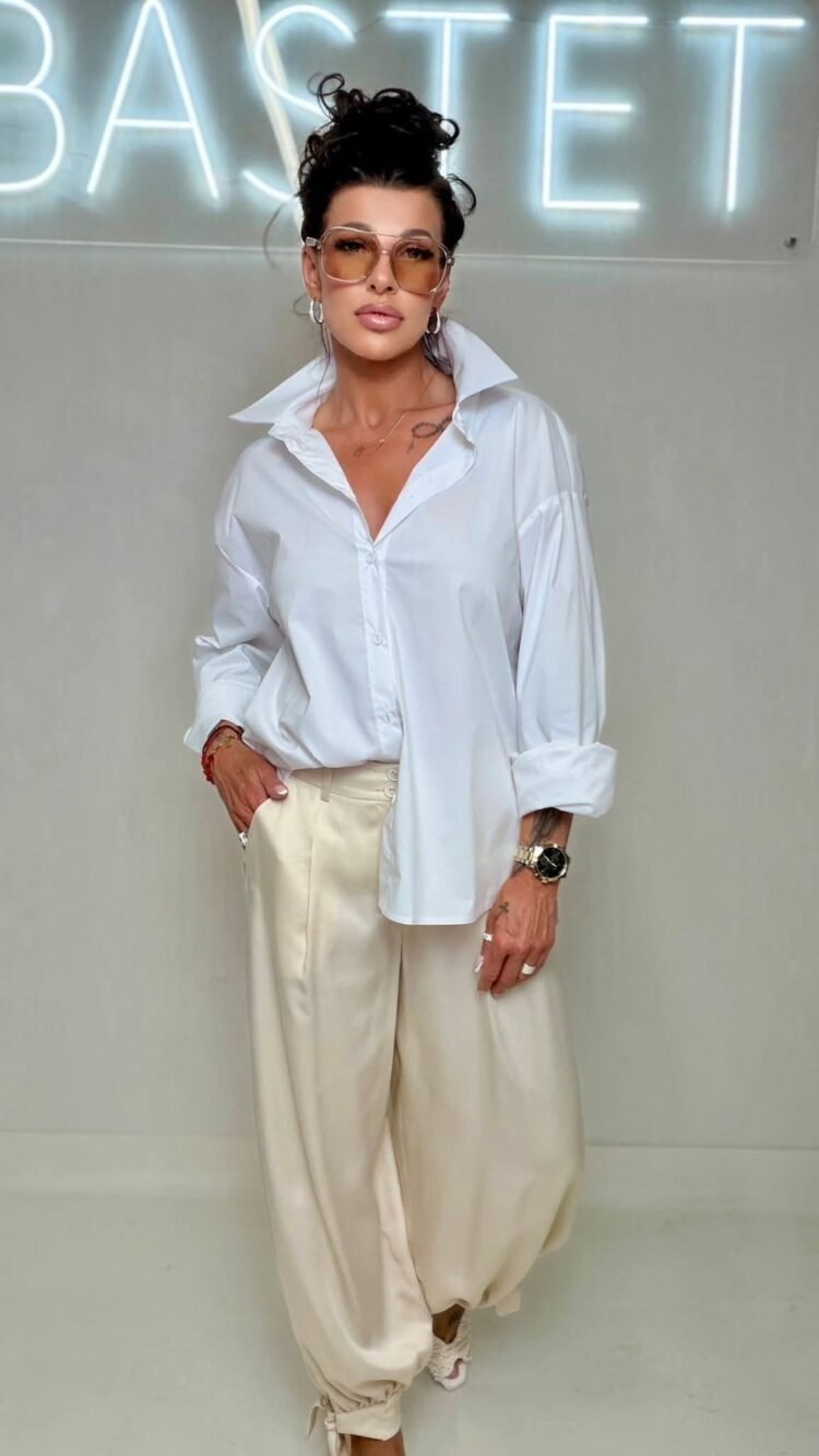 Classic Shirt with a unique lace back - Image 4