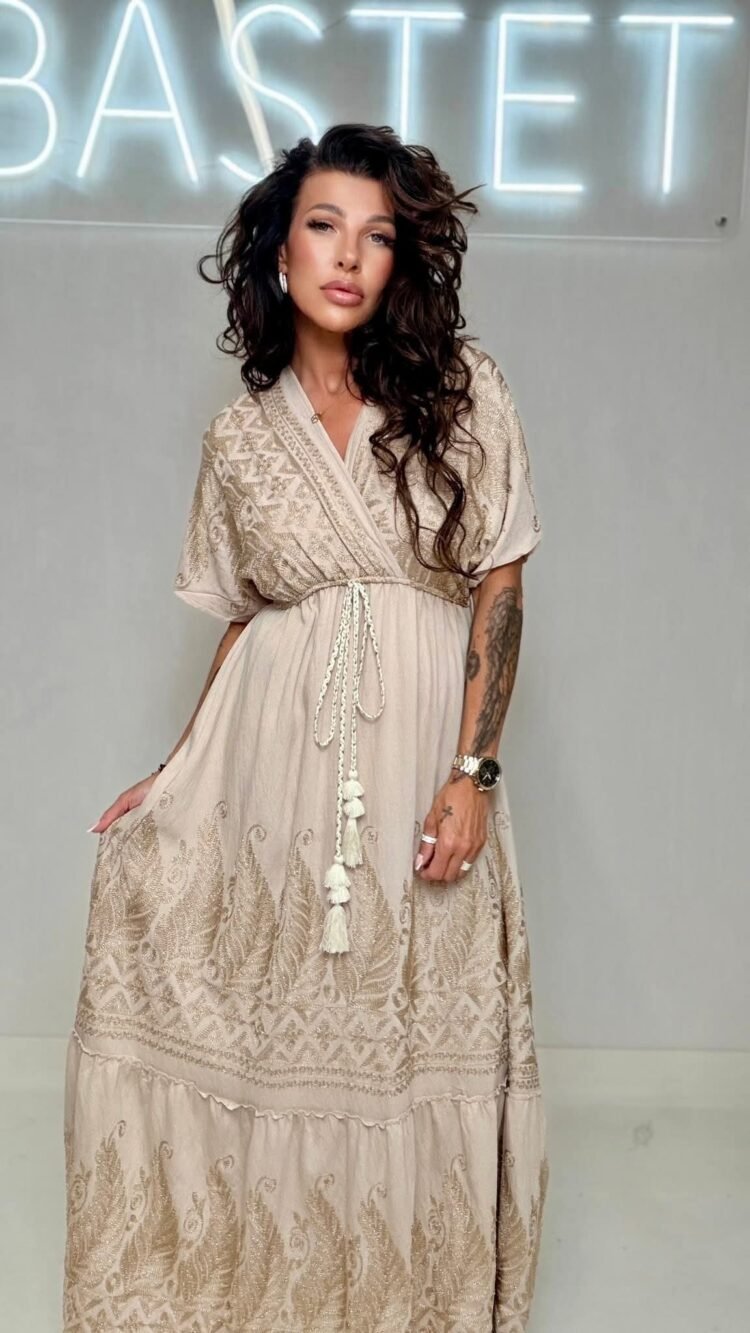 Bastet Boho Maxi Dress 2 colours - Image 9
